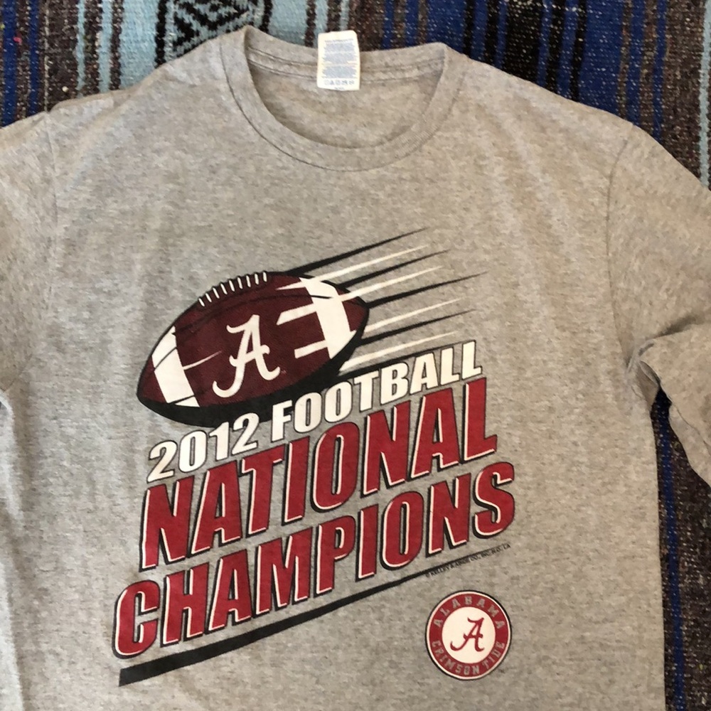 University of Alabama 2012 Football National Champions Mens Tee